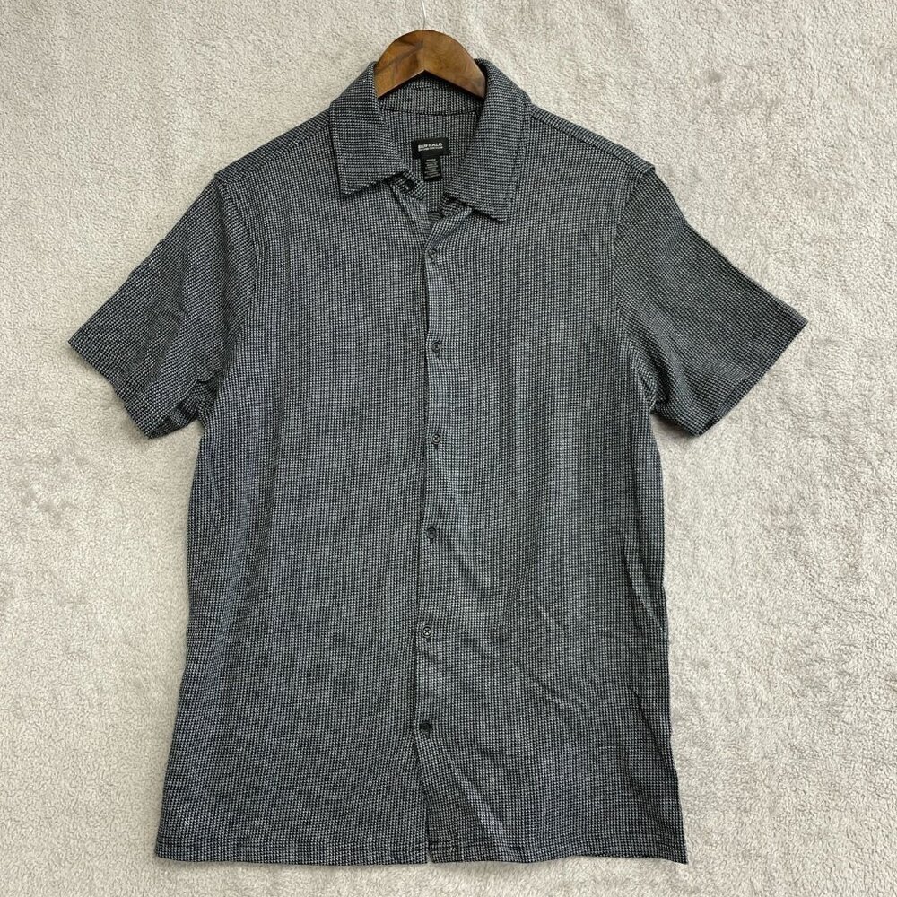 NEW Buffalo David Bitton Men's M Short Sleeve Button-Up Shirt  Printed